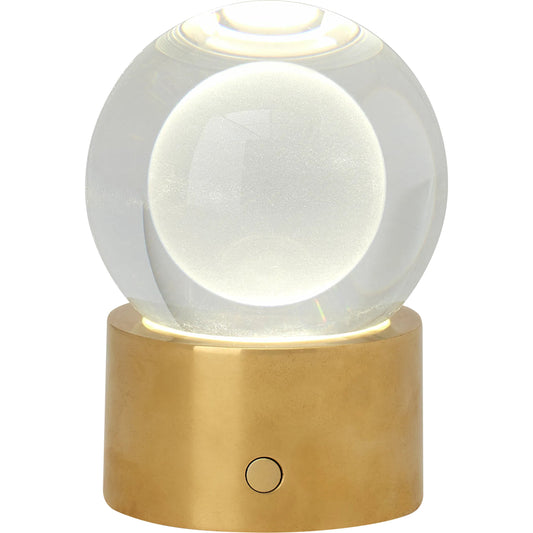 Mina Accent Rechargeable Table Lamp by Visual Comfort & Co.. Made from aluminum in a modern style.