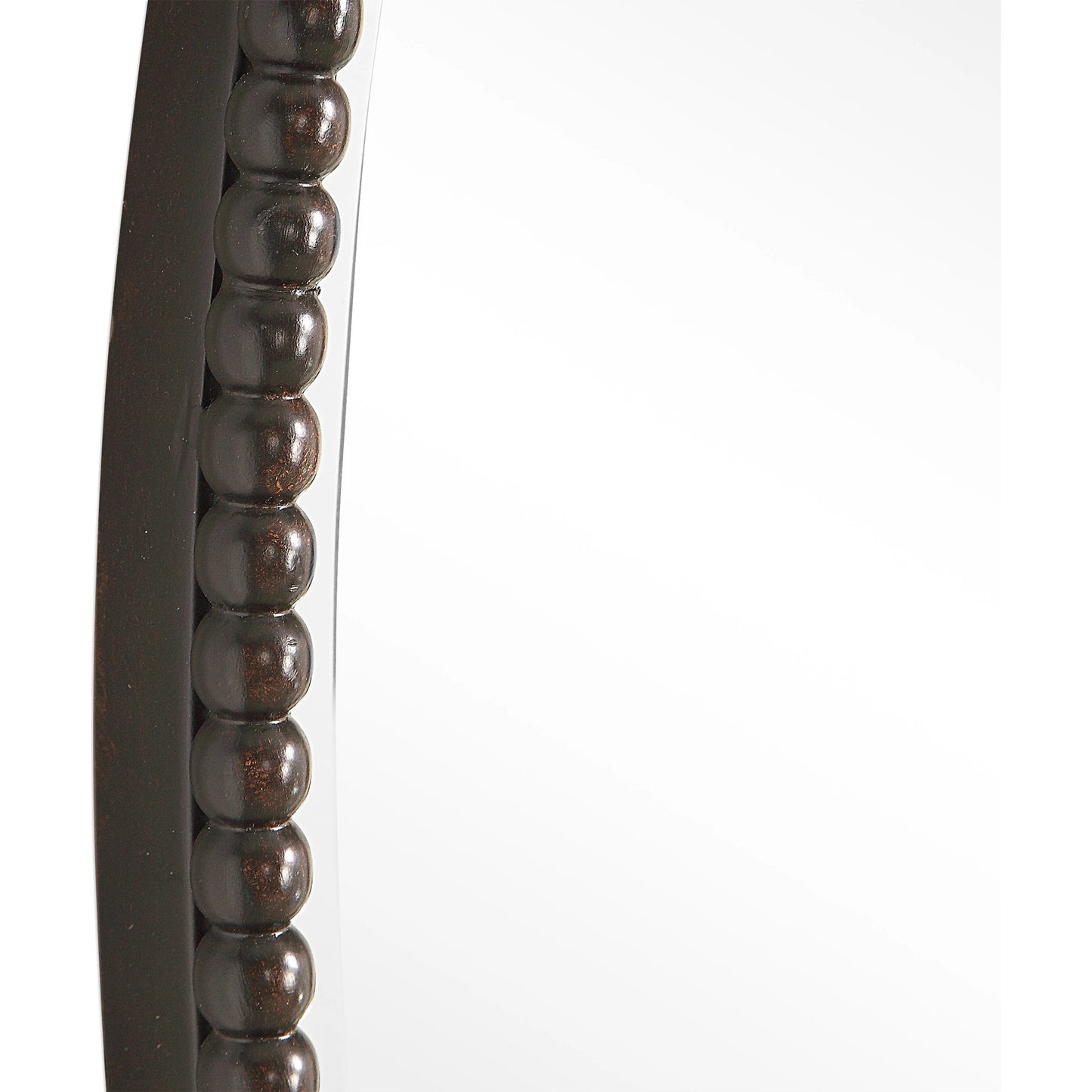 018 S-251558 | Closeup | Sherise Oval Mirror by Uttermost. Made from metal, glass in a modern style.