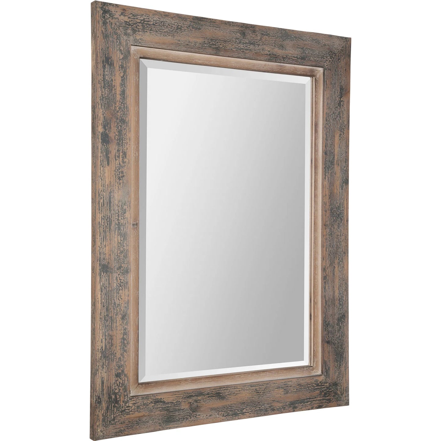 005 S-252093 | Additional Silo | Bozeman Mirror by Uttermost in blue. Made from mirror, fir, mdf in a cottage & farmhouse style.