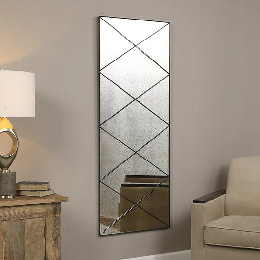 Emporia Antiqued Mirror by Uttermost. Made from metal in a modern style.