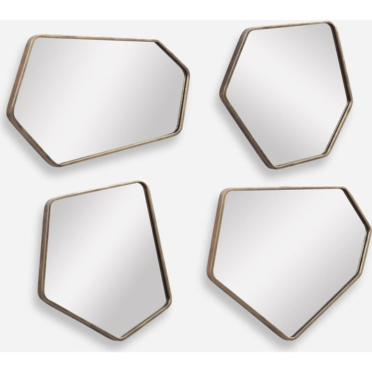 Linneah Modern Mirrors by Uttermost. Made from metal, mdf, glass in a modern style.
