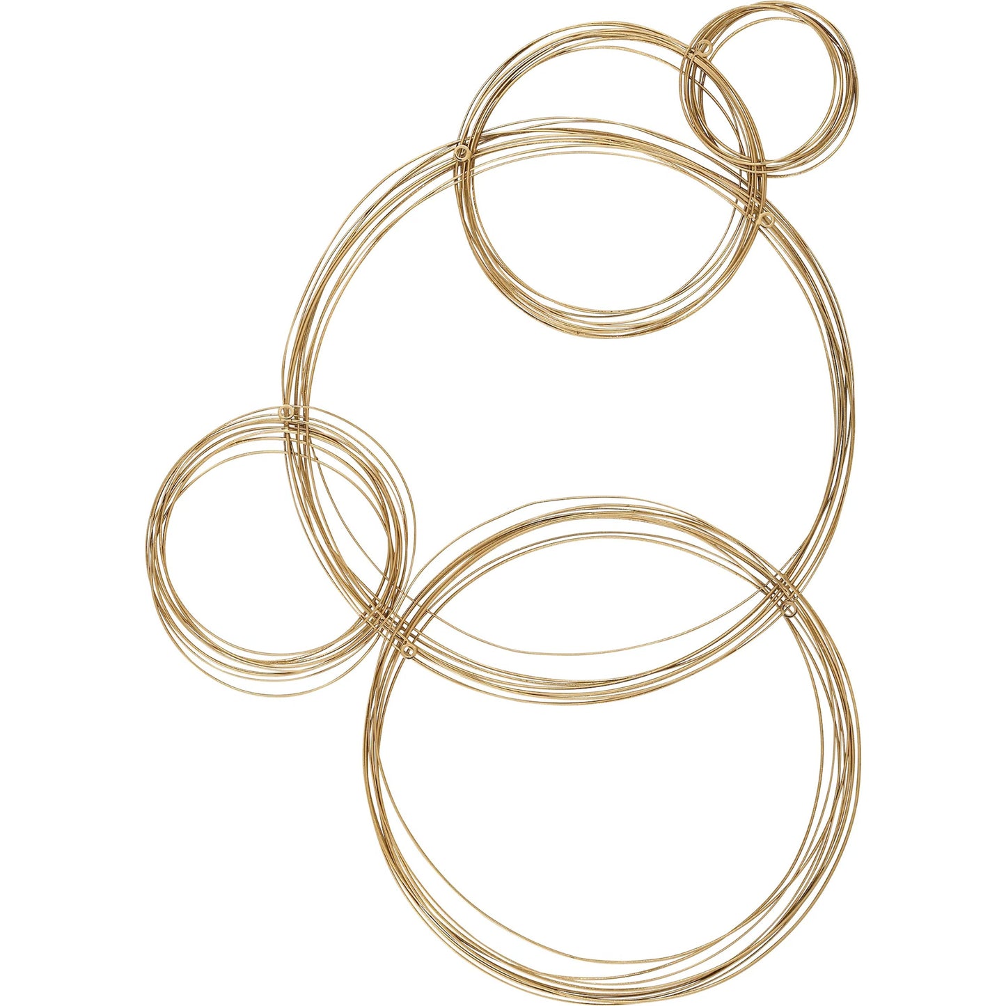 004 SI-2262097 | Additional Silo | Bubbles Wall Decor by Uttermost in gold leaf. Made from iron in a unique style.