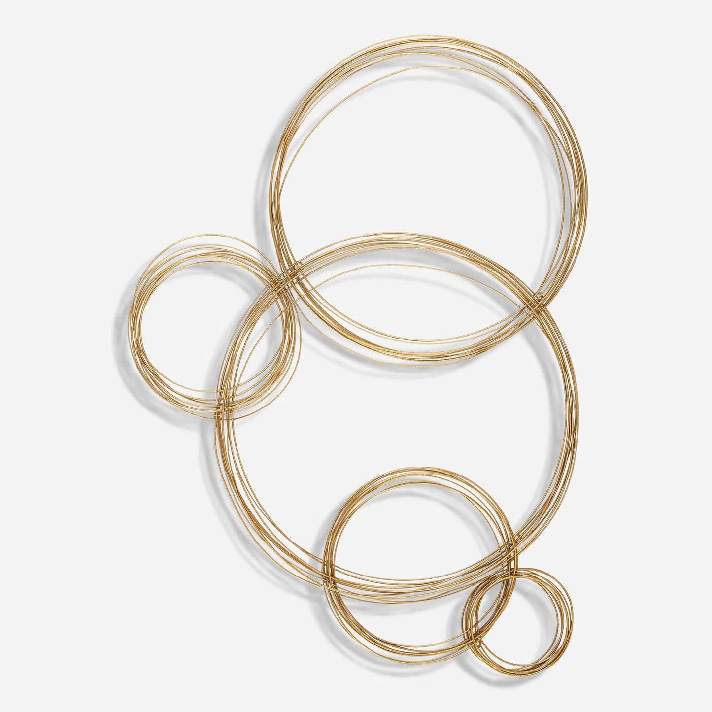 002 SI-2262097 | Additional Silo | Bubbles Wall Decor by Uttermost in gold leaf. Made from iron in a unique style.