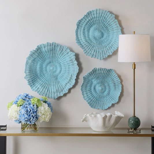 Ocean Gems Wall Decor by Uttermost. Made from polyresin in a modern style.