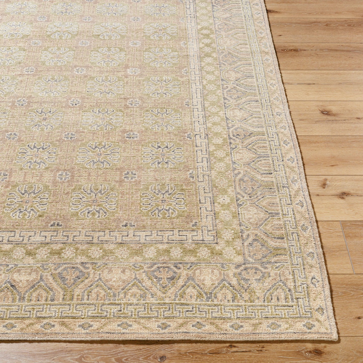 003 SI-2165438,SI-2165439,SI-2165440,SI-2165441,SI-2165442 | Closeup | Marisa Rug - 534649 by Surya in khaki, warm grey, ash. Made from wool in a unique style.