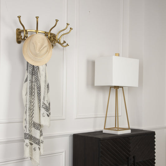Starling Wall Mounted Coat Rack by Uttermost. Made from aluminum in a transitional style.
