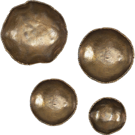 Lucky Coins Wall Bowls by Uttermost. Made from aluminum in a eclectic & global style.