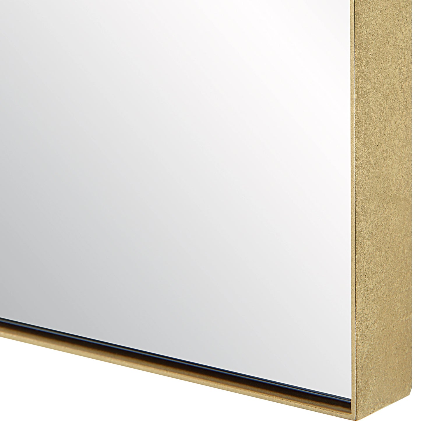 004 SI-2108084 | Additional Silo | Ticket Vanity Mirror by Uttermost in gold. Made from iron, mirror, mdf in a modern style.