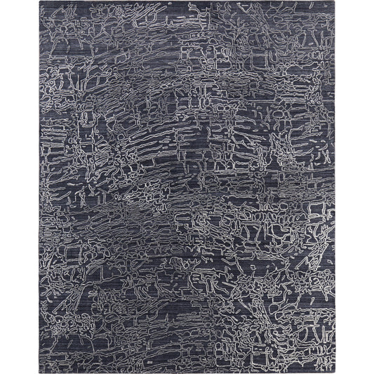 Whitton Rug - 8891F by Feizy in black, gray, ivory. Made from viscose, wool in a unique style.