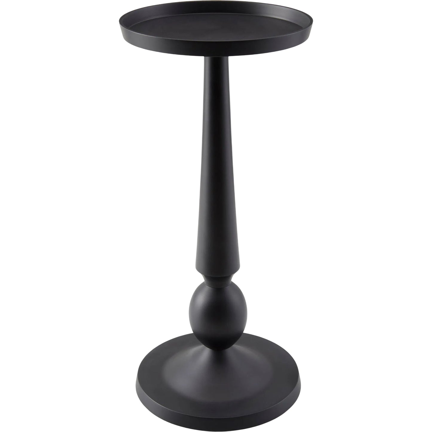 001 SI-2530044 | Primary Silo | Molino End Table by Livabliss in black and powder coated. Made from aluminum in a unique style.