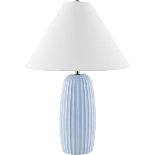 Millau Accent Table Lamp by Livabliss in painted, electroplated. Made from cement, linen, iron in a eclectic & global style.