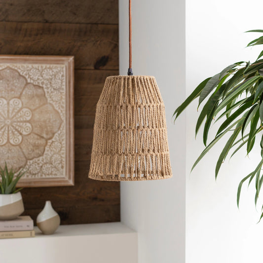 Manning - 23466 by Surya in tan, bronze. Made from rattan in a coastal style.
