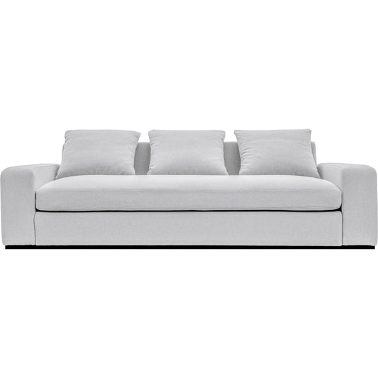 000 SI-2368374 | Primary Silo | Thomas Sofa by Moe's Home Collection in grey. Made from upholstery: 100% polyester, 70% feather, 30% fiber fill, solid wood, plywood frame in a transitional style.