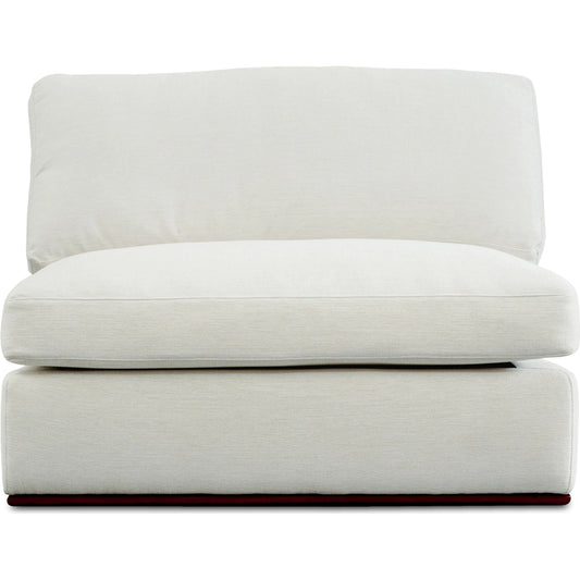Rue Slipper Chair by Moe's Home Collection. Made from upholstery: 100% polyester, 70% feather, 30% fiber fill, solid wood, plywood frame in a transitional style.