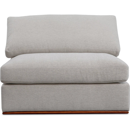 Rue Slipper Chair by Moe's Home Collection. Made from upholstery: 100% polyester, 70% feather, 30% fiber fill, solid wood, plywood frame in a transitional style.