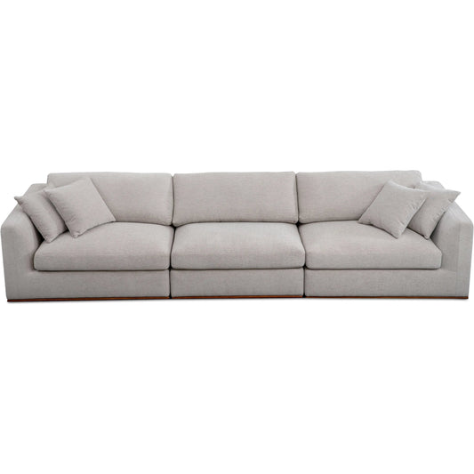 Rue Modular Sofa by Moe's Home Collection. Made from upholstery: 100% polyester, 70% feather, 30% fiber fill, solid wood, plywood frame in a transitional style.