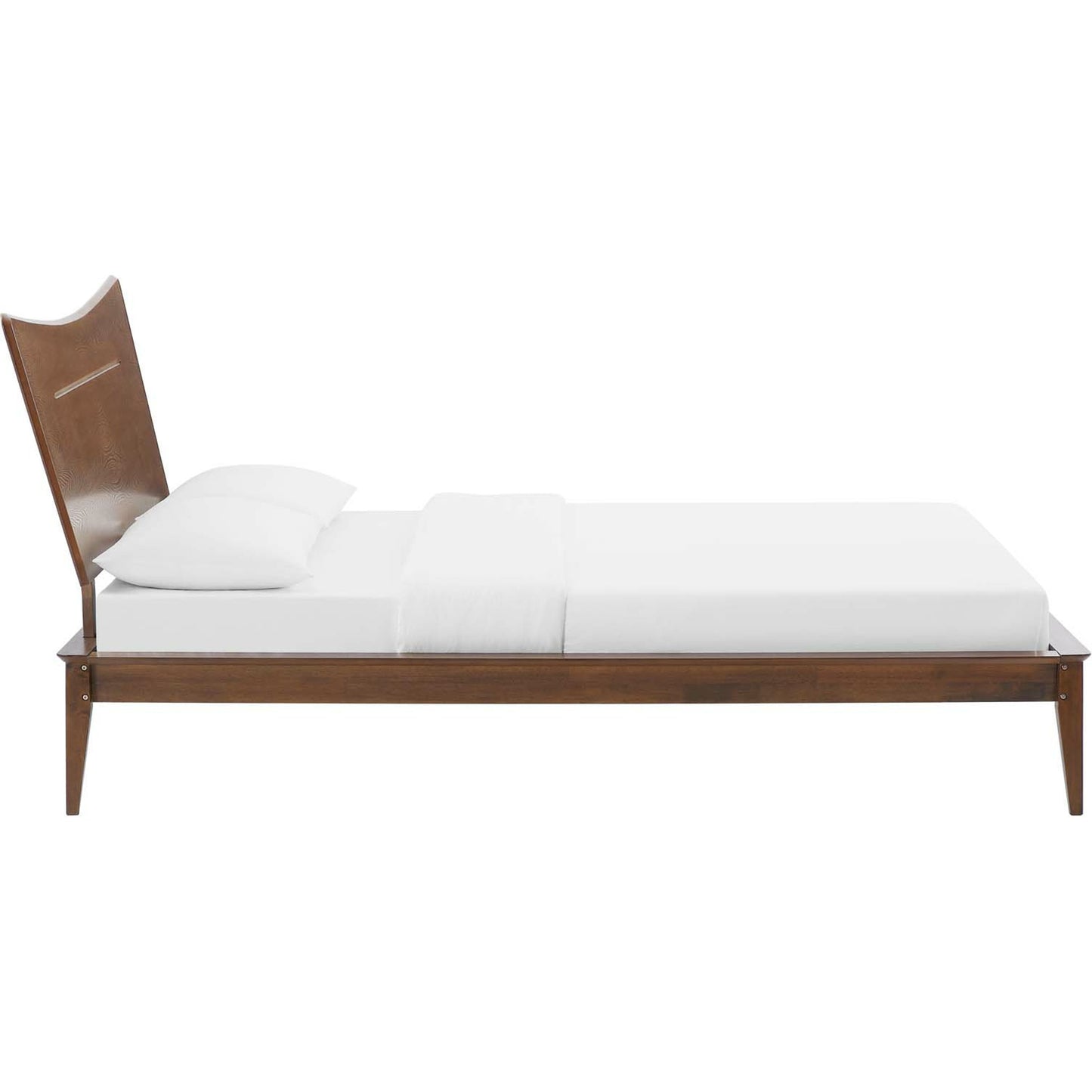 004 SI-1712862 | Additional Silo | McDowell Wood Platform Bed by Evans & Londeen in walnut. Made from unique in a modern style.