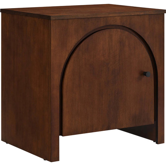 009 SI-2253384 | Primary Silo | Osceola Arched Door Nightstand by Evans & Londeen in walnut. Made from unique in a transitional style.