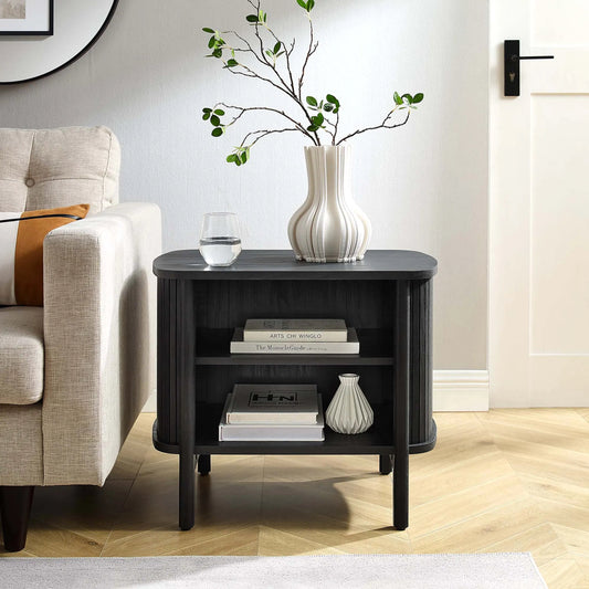 Nicodemus Open Nightstand by Evans & Londeen. Made from unique in a modern style.