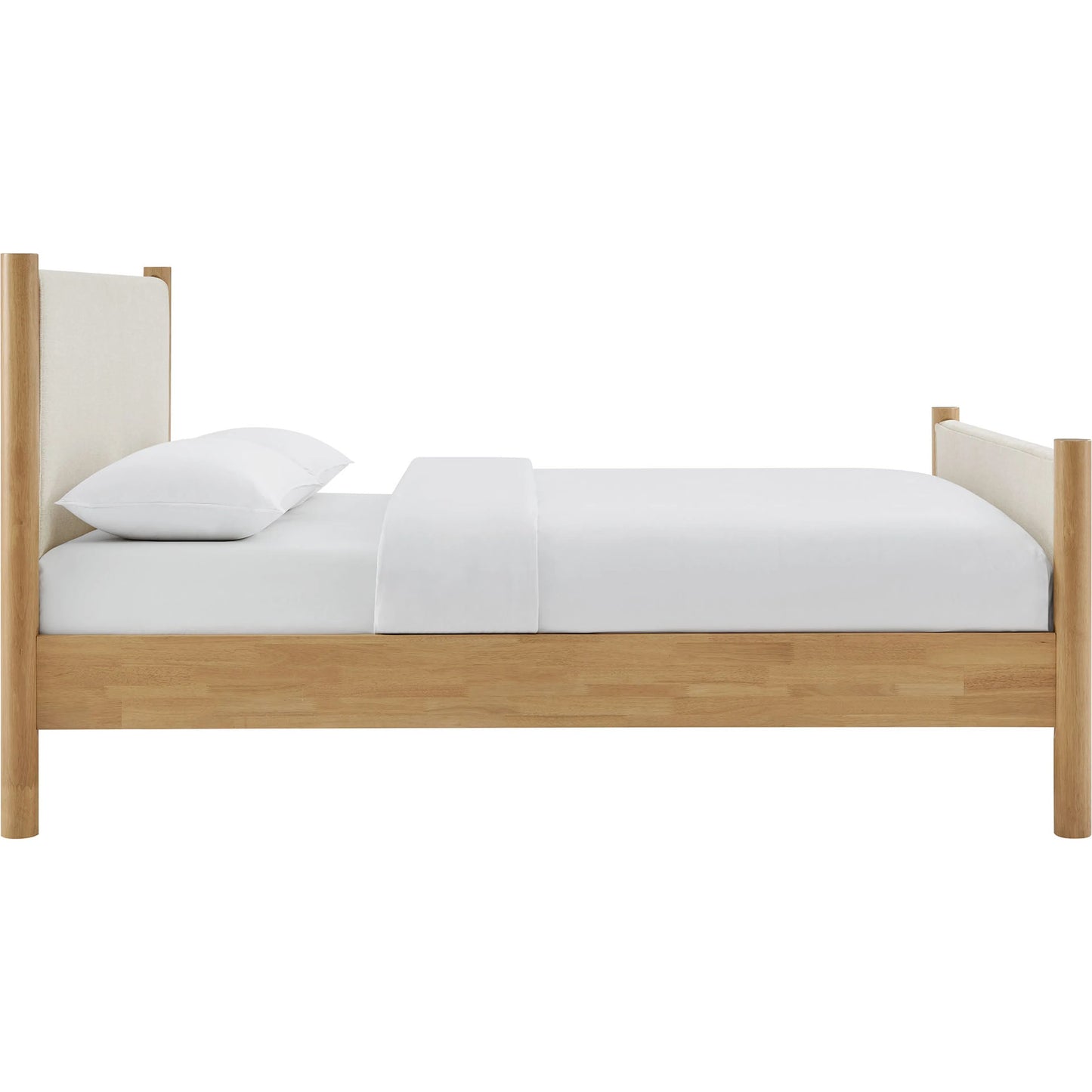 045 SI-2358704 | Additional Silo | Strafford Platform Bed by Evans & Londeen. Made from fabric upholstered in a unique style.