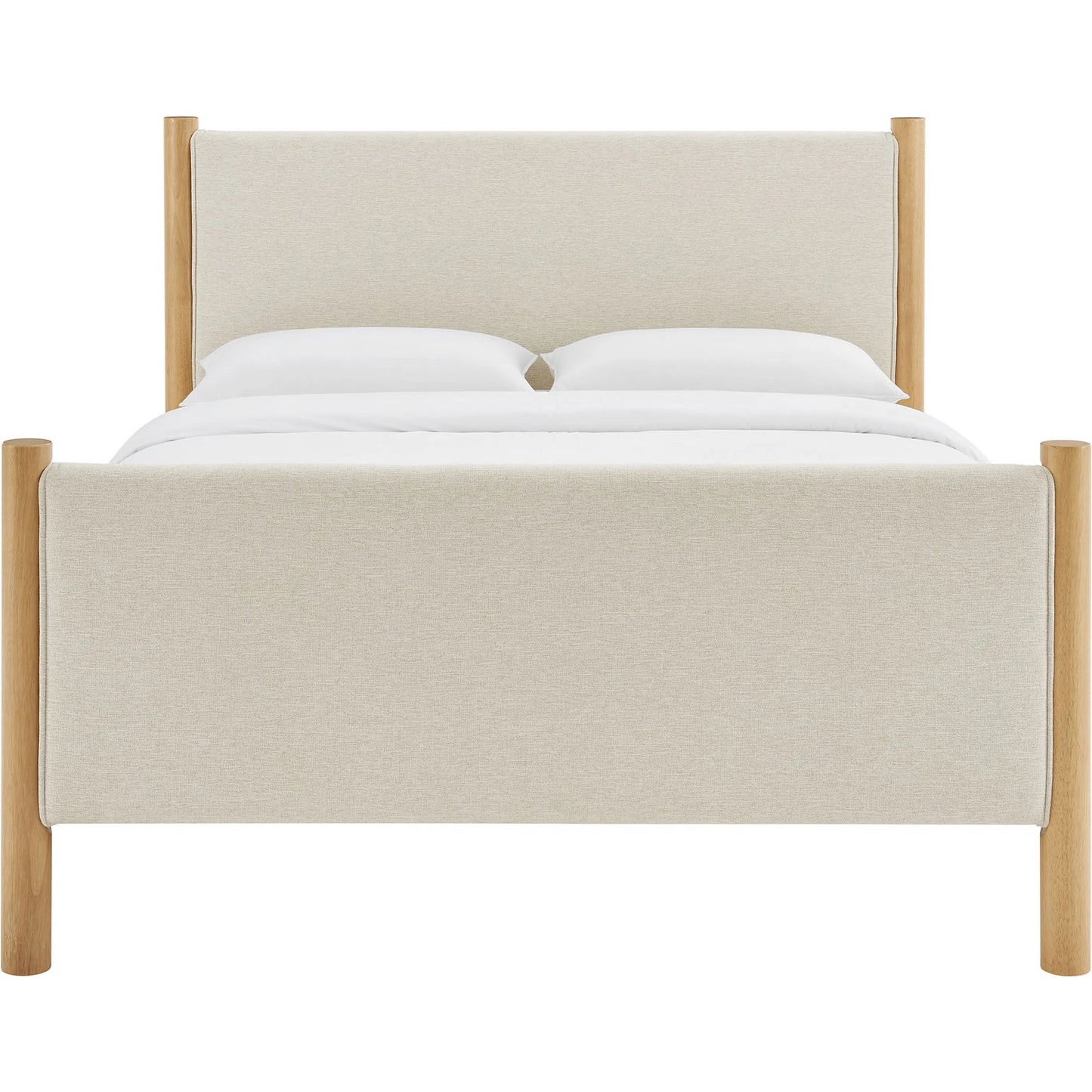 035 SI-2358704 | Additional Silo | Strafford Platform Bed by Evans & Londeen. Made from fabric upholstered in a unique style.