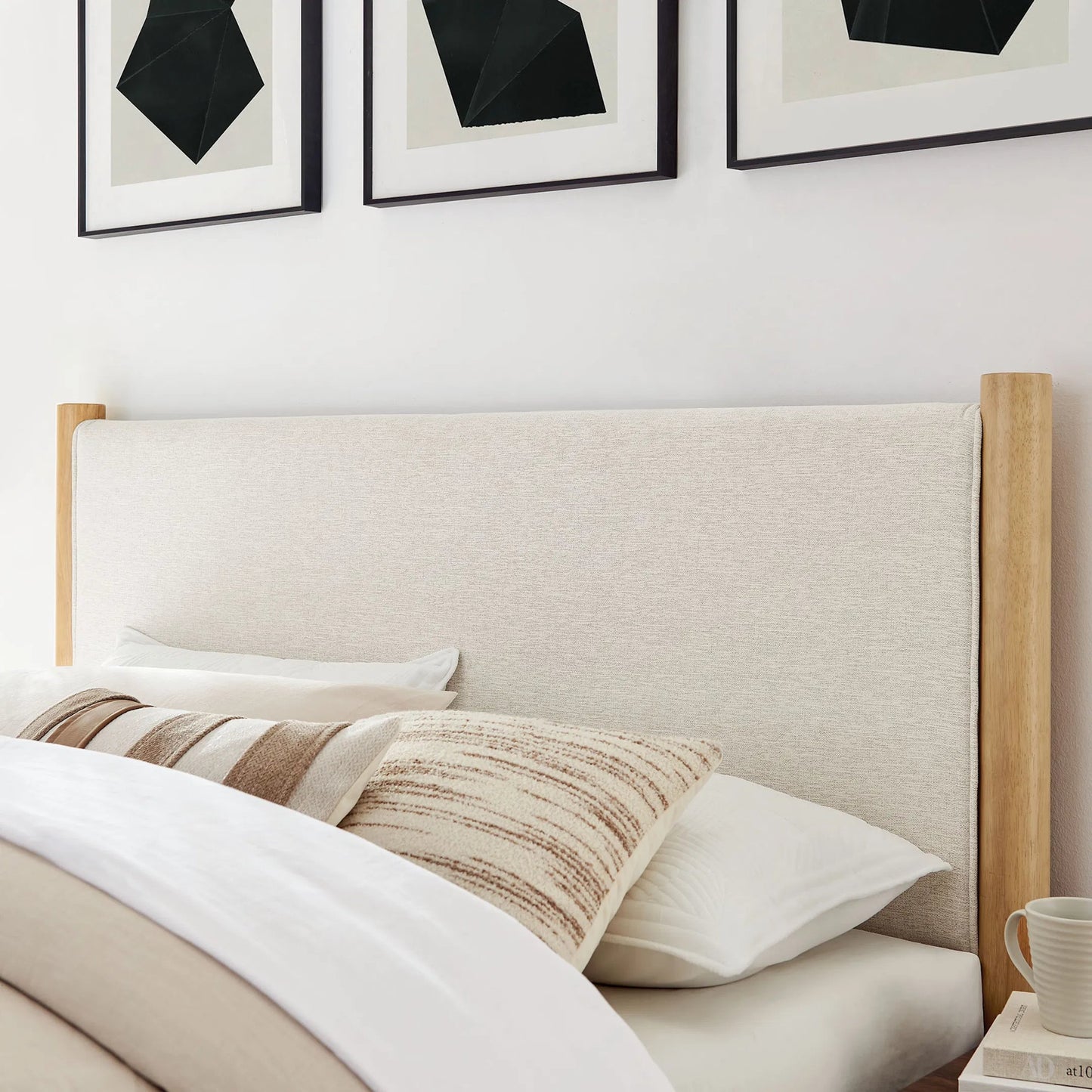 106 SI-2358704 | Lifestyle | Strafford Platform Bed by Evans & Londeen. Made from fabric upholstered in a unique style.