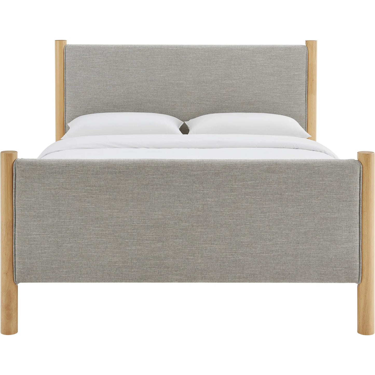 073 SI-2358722 | Additional Silo | Sevier Size Platform Bed by Evans & Londeen. Made from fabric upholstered in a transitional style.