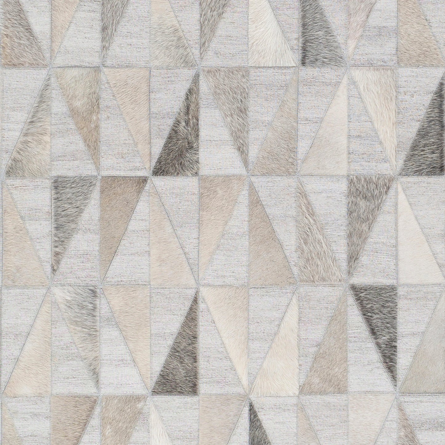 006 SI-1886212 | Closeup | Medora Rug - 25364 by Surya in charcoal, cream, beige, light gray, medium gray. Made from 60% viscose, 40% hair on hide in a unique style.