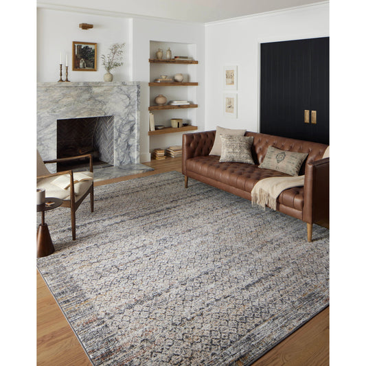 Monroe MON-03 Rug by Loloi in grey, multi. Made from 100% polypropylene in a unique style.