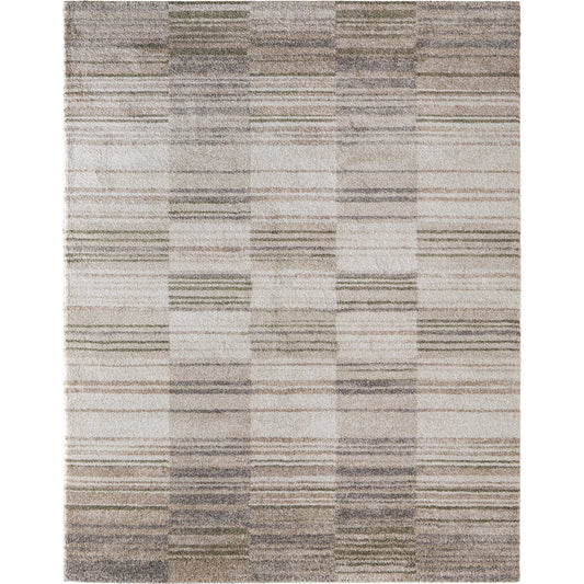 Richmond Geometric RCH39R3F Rug by Feizy in ivory, gray, tan. Made from polypropylene in a unique style.