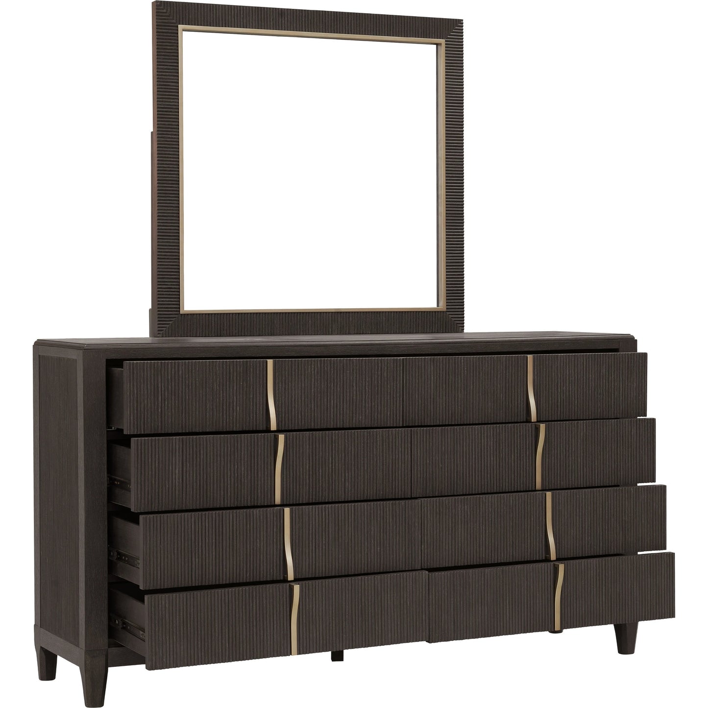 003 SI-2143475 | Additional Silo | West End Loft 8-Drawer Dresser by Pulaski Furniture in tuxedo. Made from rubberwood in a modern style.