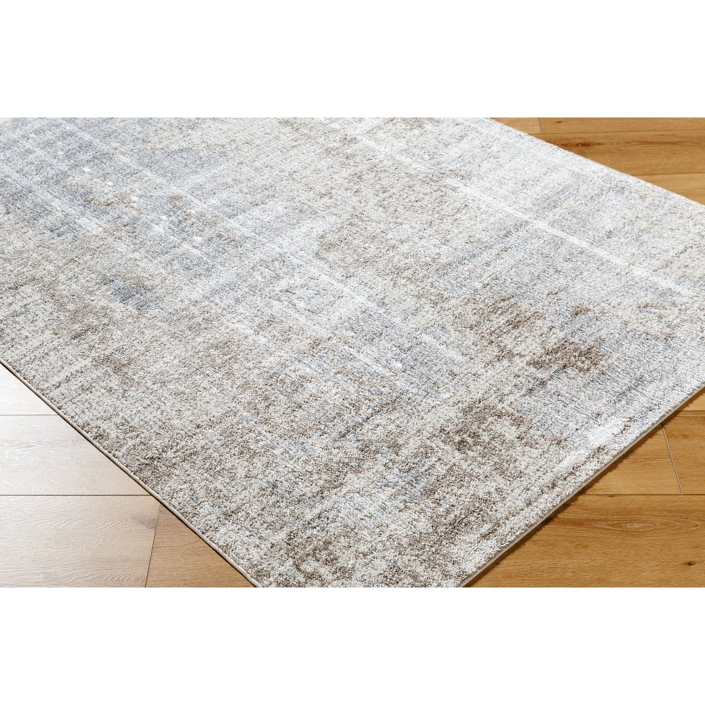 002 SI-2167790,SI-2167791 | Closeup | Merengue Rug - 496575 by Livabliss in charcoal, light brown, off-white. Made from polypropylene, polyester in a unique style.