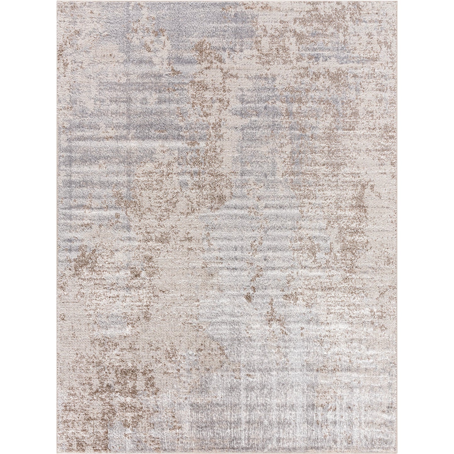 001 SI-2167790,SI-2167791 | Primary Silo | Merengue Rug - 496575 by Livabliss in charcoal, light brown, off-white. Made from polypropylene, polyester in a unique style.