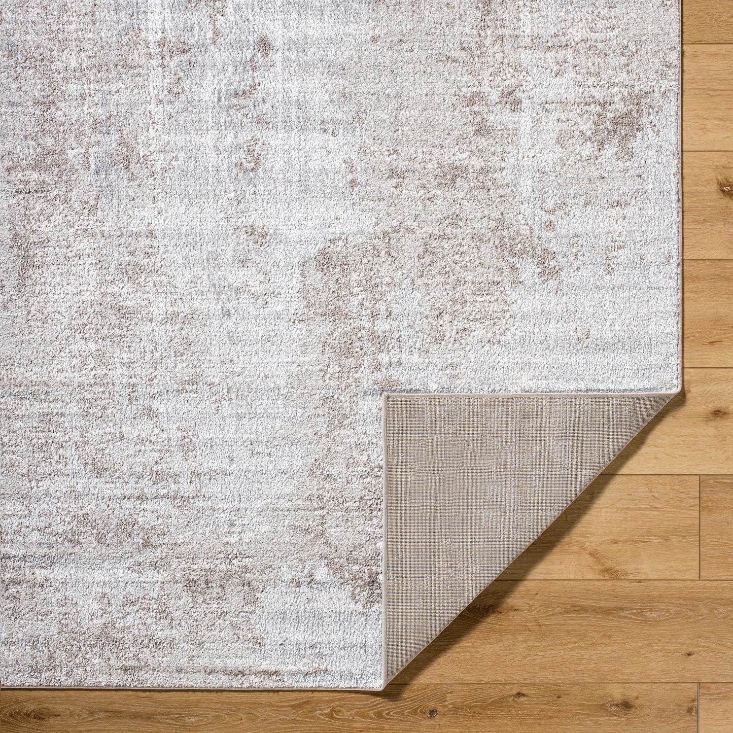 004 SI-2167790,SI-2167791 | Closeup | Merengue Rug - 496575 by Livabliss in charcoal, light brown, off-white. Made from polypropylene, polyester in a unique style.
