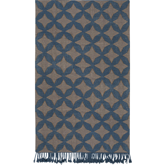 001 63357-24862,63357-24864,63357-24865,63357-24866 | Primary Silo | Marinda MRI-8002 Rug by Surya in dark blue, dark brown, metallic gold. Made from 90% wool, 10% metallic in a unique style.