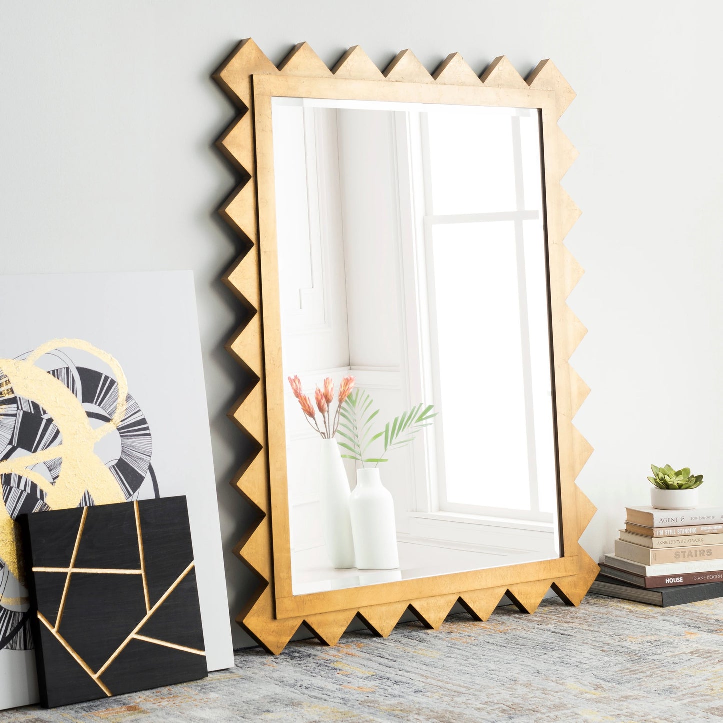 002 O-SURYA-MRR1005-5745 | Lifestyle | Harrison - 16859 by Livabliss in mirrored. Made from mdf in a modern style.