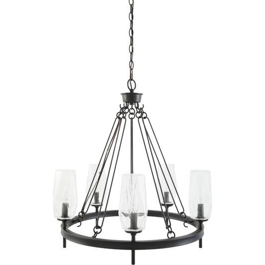 000 SI-2460278 | Primary Silo | Merivelle Chandelier by Surya. Made from iron, glass in a unique style.