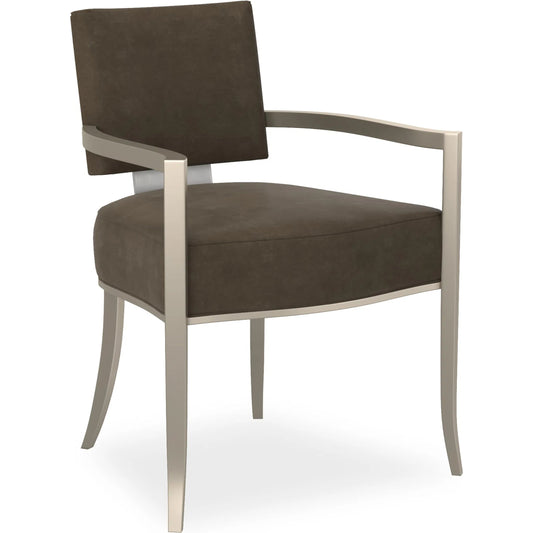 Reserved Seating Arm Chair by Caracole. Made from unique in a transitional style.