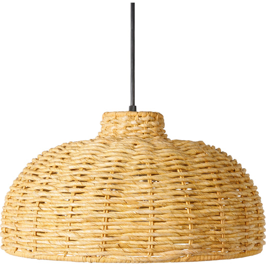 Maser - 32438 by Livabliss in tan. Made from shade (outside): seagrass, fixture: seagrass, canopy: metal in a cottage & farmhouse style.