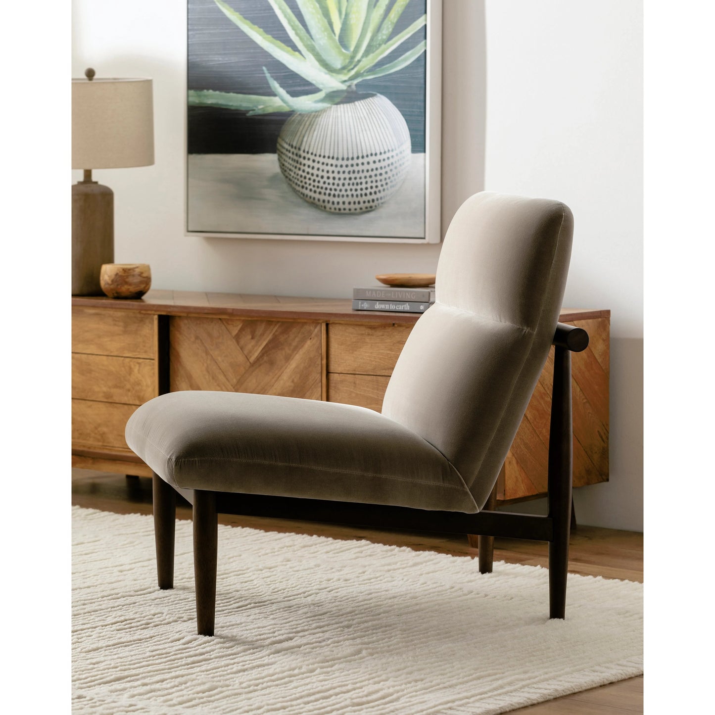 007 SI-2053340 | Lifestyle | Marsick - 496719 by Surya in lacquered. Made from upholstery: cotton, base: rubber wood, fill: 75% polyurethane foam, 25% dacron in a transitional style.