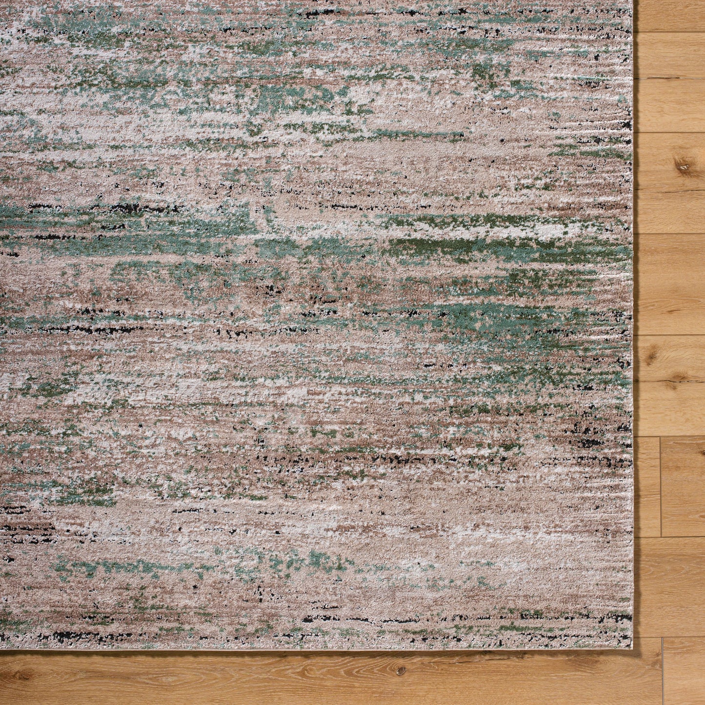 006 SI-2165617,SI-2165618,SI-2165619,SI-2165620 | Closeup | Montana Rug - 536259 by Livabliss in light beige, tan, ivory, seafoam, dusty sage, black. Made from polypropylene, polyester in a unique style.