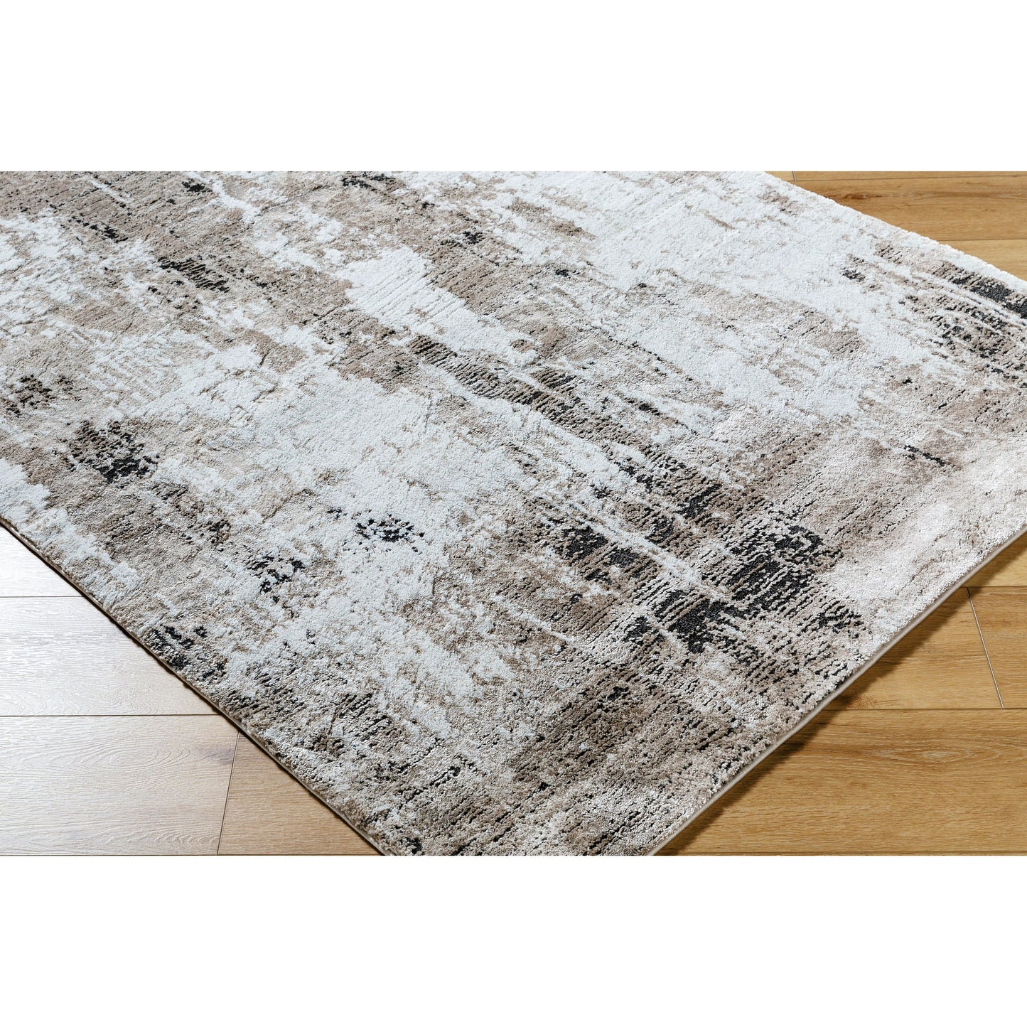 005 SI-2165621,SI-2165622,SI-2165623,SI-2165624 | Closeup | Montana Rug - 536266 by Livabliss in light beige, tan, ivory, black. Made from polypropylene, polyester in a unique style.