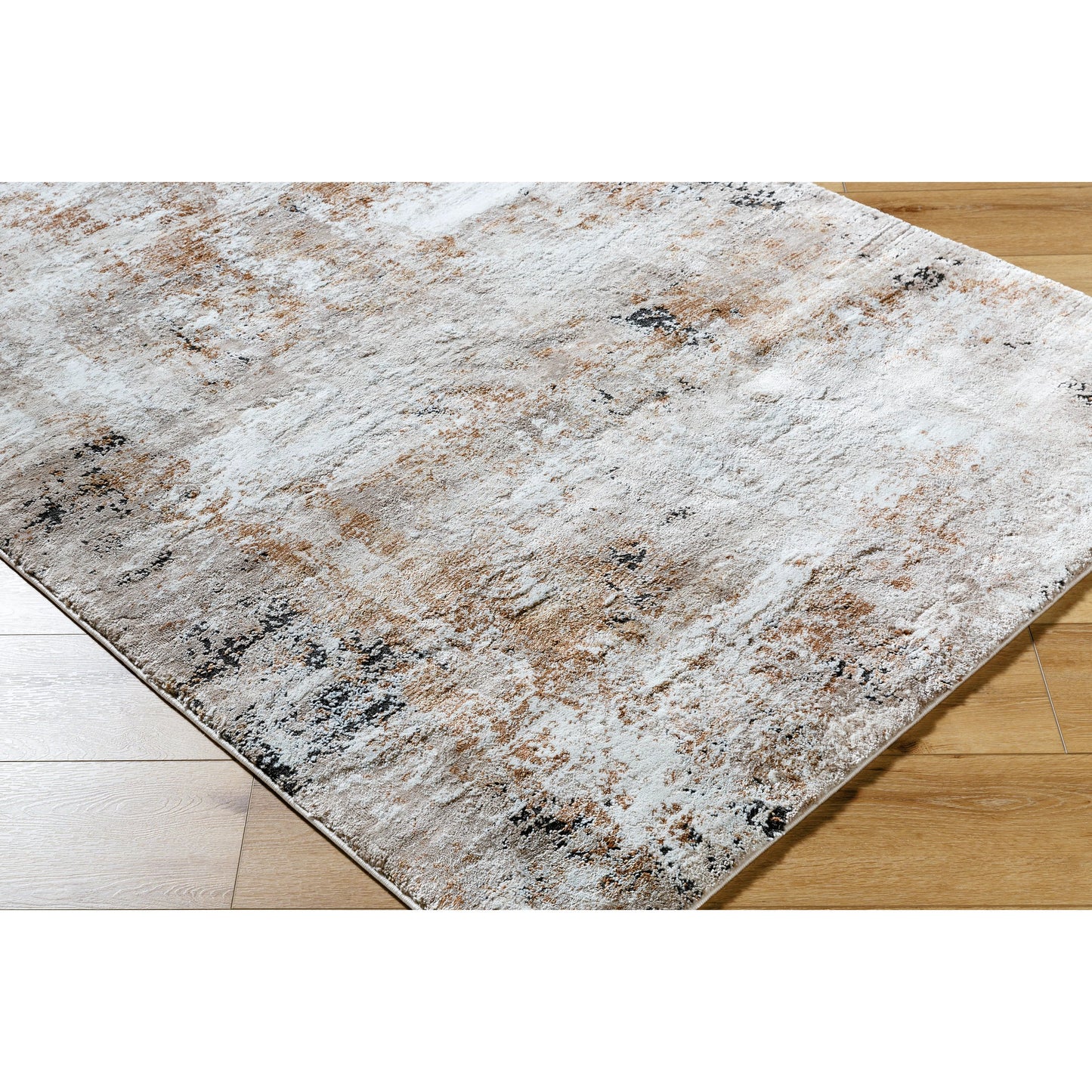 005 SI-2165633,SI-2165634,SI-2165635,SI-2165636 | Closeup | Montana Rug - 536293 by Livabliss in light beige, ivory, black, brown, tan. Made from polypropylene, polyester in a unique style.