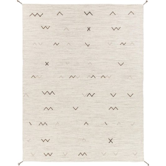 000 64412-22707 | Primary Silo | Montezuma MTZ-2004 Rug by Livabliss in light gray, light brown. Made from 20% cotton, 80% wool in a unique style.