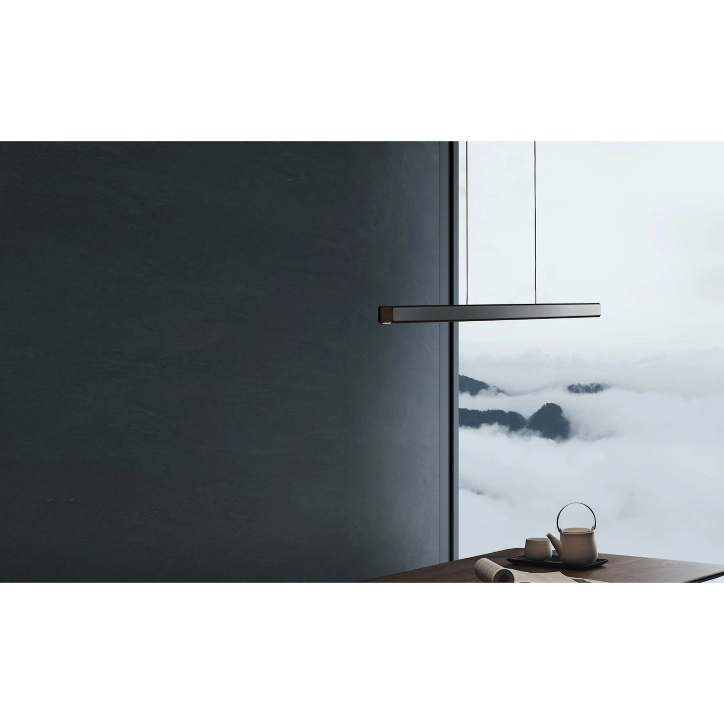030 SR-381034 | Lifestyle | Mumu Wall Lamp by Seed Design. Made from aluminum, wood in a modern style.
