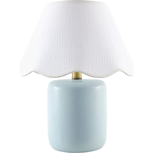 000 SI-2632223 | Primary Silo | Marivela Accent Table Lamp by Livabliss in glazed. Made from ceramic, seagrass, polyester in a unique style.