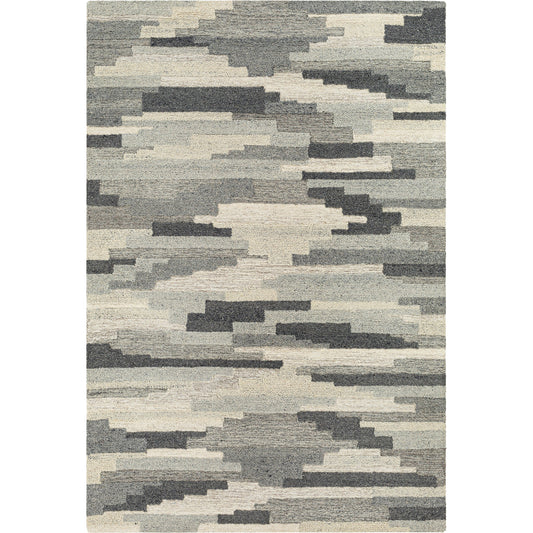 Madelyn Rug - 30082 by Surya in gray, light gray, ivory, light beige. Made from 100% wool in a unique style.