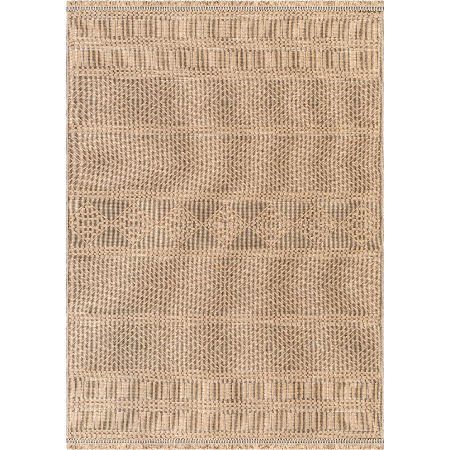 001 SI-2167818,SI-2167819,SI-2167820,SI-2167821,SI-2167822,SI-2167823 | Primary Silo | Mystery Rug - 497205 by Livabliss in tan, beige. Made from jute in a unique style.