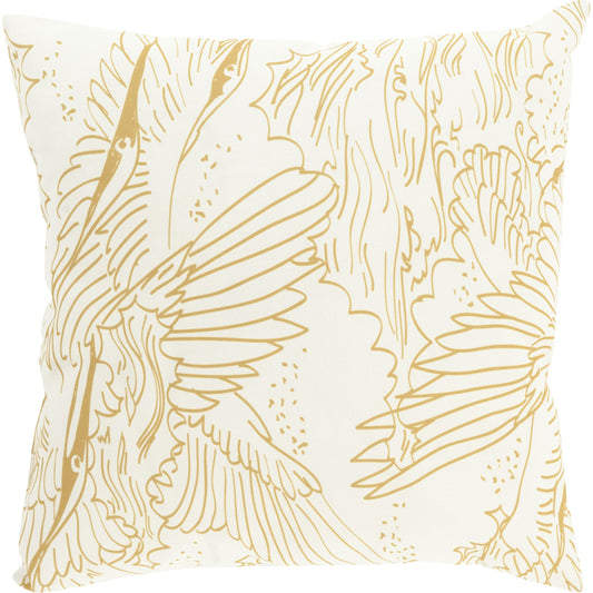 Mizu Pillow - 26284 by Livabliss. Made from front: 100% polyester, back: 100% polyester in a traditional style.