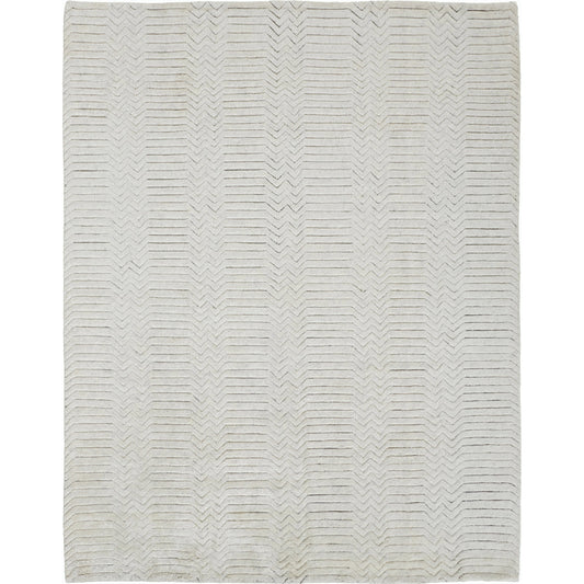 Matson Transitional Solid Rug - T14T6031 by Thom Felicia by Feizy Rugs in ivory. Made from wool in a unique style.
